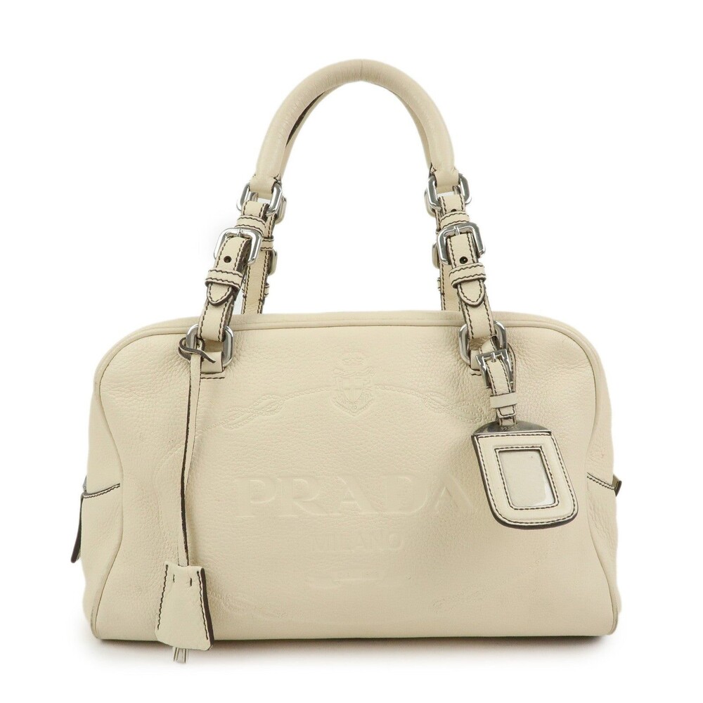 Prada Vitello Daino Calfskin Handbag Beige